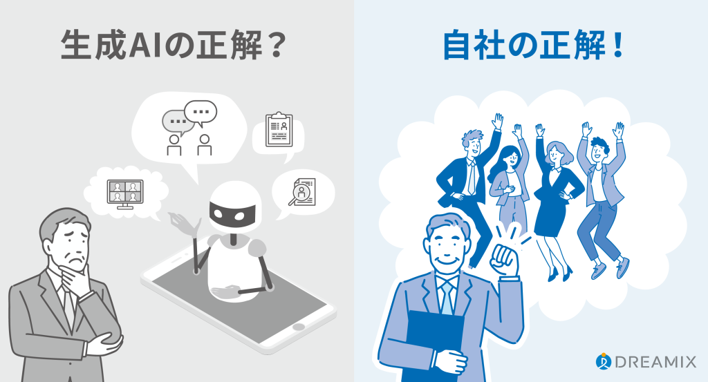 生成AIの正解と自社の正解